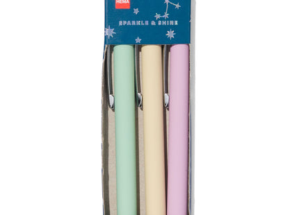 refillable pen set matte - 3 pieces