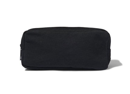 pouch with double zipper black