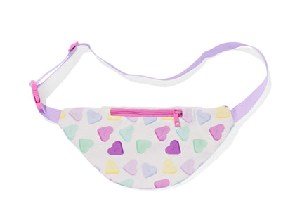 hip bag heart print