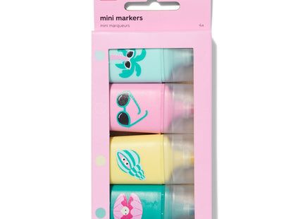 mini markers splash - 4 stuks  Dutchshopper