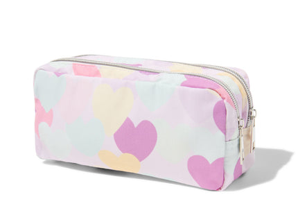 etui met dubbele rits pastel  Dutchshopper