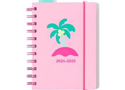 schoolagenda 24/25 met spiraal 15x11 palmboom