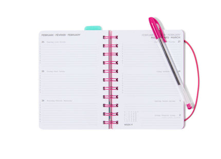 schoolagenda 24/25 met spiraal 15x11 palmboom