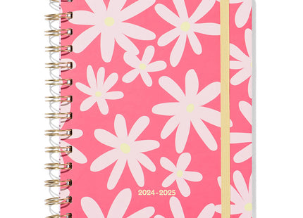 schoolagenda 24/25 met spiraal 19x14.5 bloemen