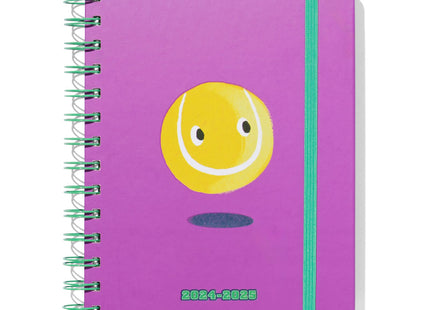 schoolagenda 24/25 met spiraal 18.5x14 tennis