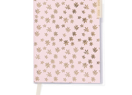 schoolagenda 24/25 17x12.5 bloemen