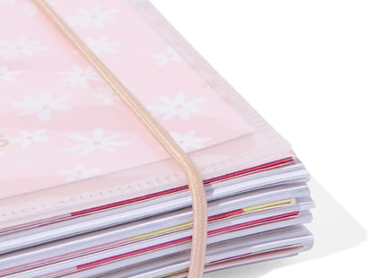 schoolagenda 24/25 met spiraal en insteekhoes 16.5x12.5 roze