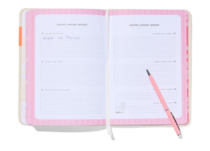 schoolagenda 24/25 bloemen 21x15