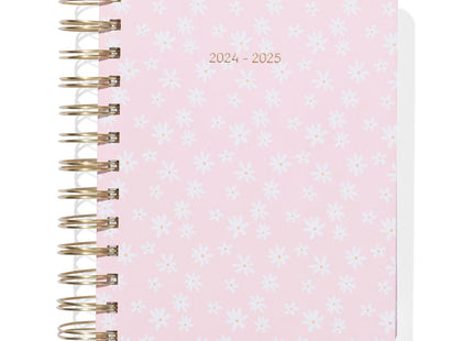 schoolagenda 24/25 met spiraal 17x13.5 bloemen