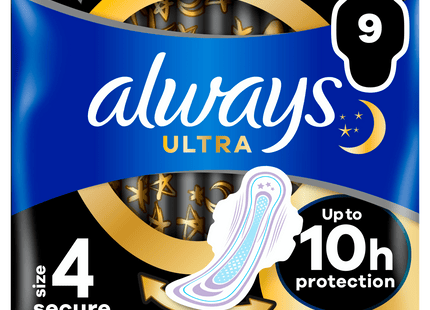 Always Ultra maandverband secure night