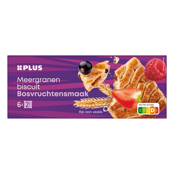 Meergranenbiscuit bosvruchten