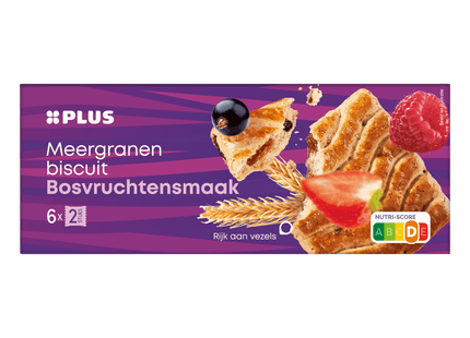 Meergranenbiscuit bosvruchten