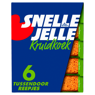 Snelle Jelle Ontbijtkoek kruidkoek naturel 6-pack  Dutchshopper