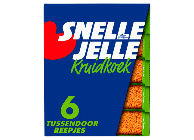 Snelle Jelle Ontbijtkoek kruidkoek naturel 6-pack  Dutchshopper