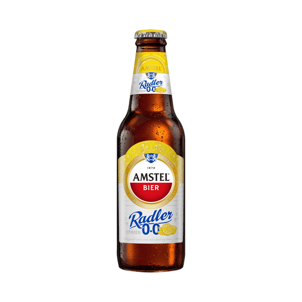 Amstel Radler citroen 0.0 bier fles