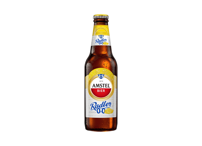 Amstel Radler citroen 0.0 bier fles