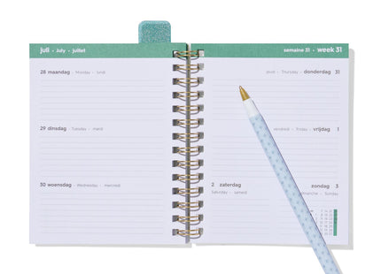 agenda A6 bloemen