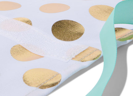 repacking paper gold dots fabric 72x74