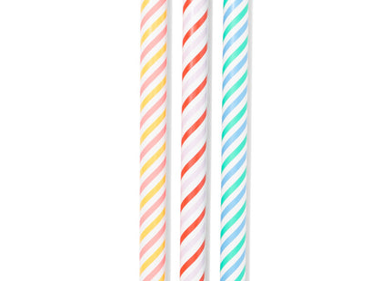 gift wrapping paper 200x50cm stripes - 3 pieces