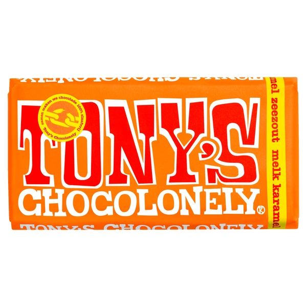 Tony's Chocolonely Milk Chocolate Caramel Sea Salt