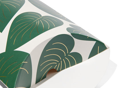 gift folding boxes cardboard 15x13 leaves - 2 pieces