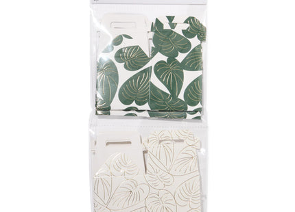 gift folding boxes cardboard 5x5x5 leaves - 6 pieces