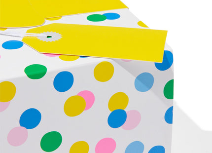 gift box with dots 24x18x9 foldable