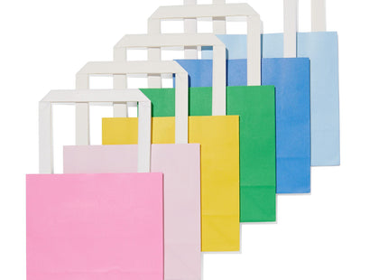 gift bags paper 13x13x7 plain - 6 pieces