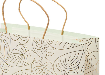 gift bag paper 37x28x12 leaves