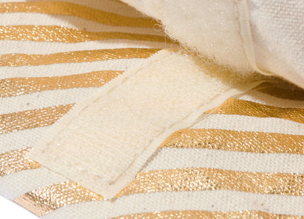 repackaging paper of fabric S stripes gold