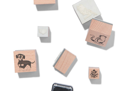 stamp set 11x7 animals