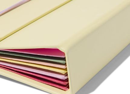 document folder 6 compartments 23.5x33x4 yellow