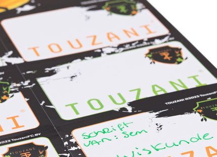 Touzani etiketten - 18 stuks