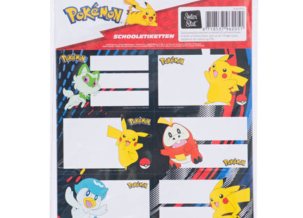 Pokémon etiketten - 18 stuks  Dutchshopper