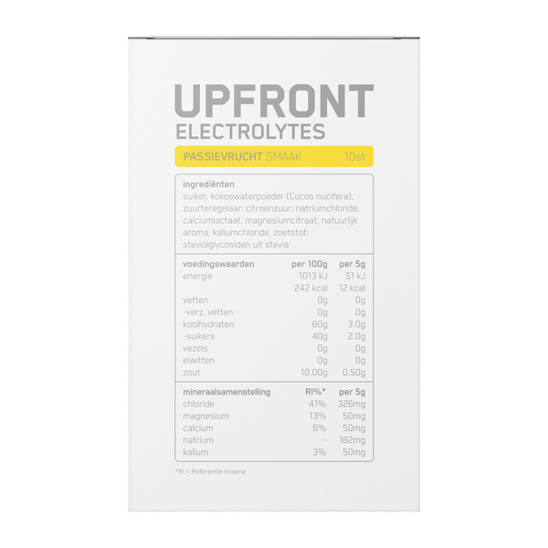 Upfront Electrolytes Passion Fruit
