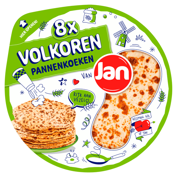 Jan Volkoren pannenkoeken