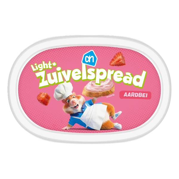Hamsterchef Zuivelspread light aardbei