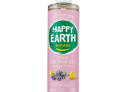 Happy Earth 100% Natuurlijke Douchegel Lavender