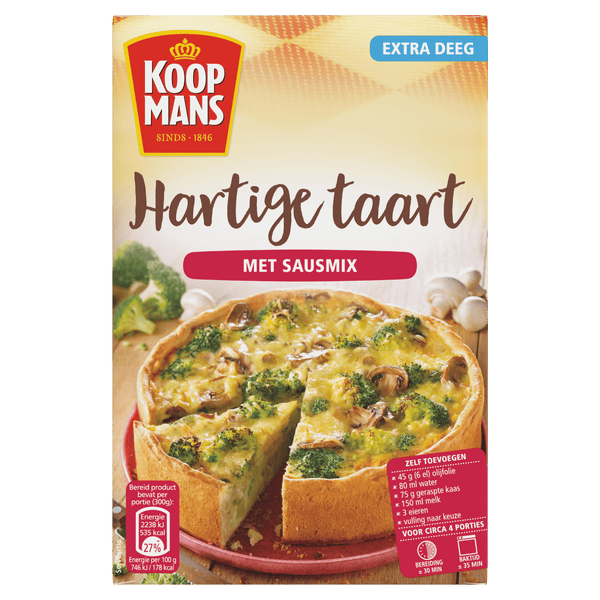 Koopmans Hartige taartmix