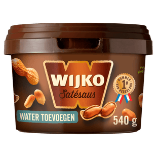 Wijko Satésaus geconcentreerd