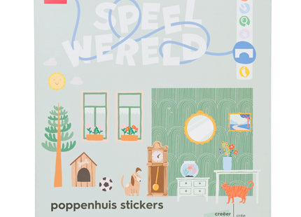 dollhouse stickers - 16 sheets