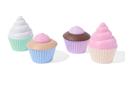 cupcake set bioplastic - 4 stuks