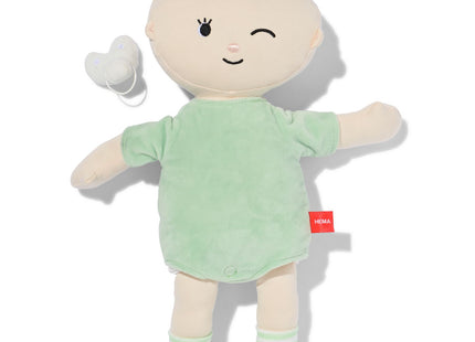 Knuffel babypop groen