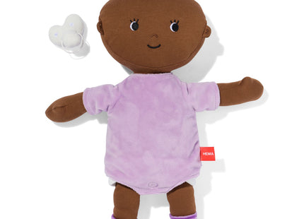 Knuffel babypop lila