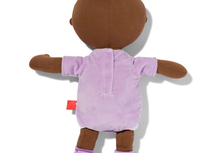 Knuffel babypop lila