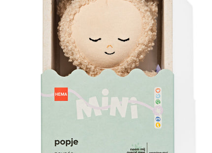 mini popje 15cm teddy