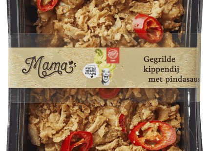 Mama's Maaltijden Gegrilde kippendij in pindasaus