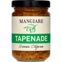 Mangiare groene olijven tapenade