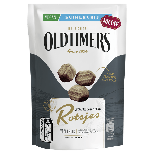 Oldtimers Salty Licorice Rocks