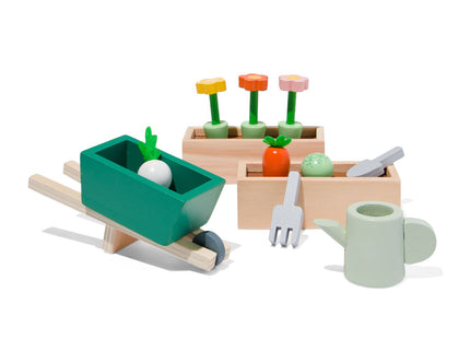 vegetable garden set wood 12-piece